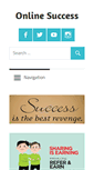 Mobile Screenshot of onlinesuccessblog.com